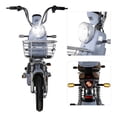 thumbnail image 3 of Bicicleta Eléctrica Bicimoto 400w 48v 31km/h Luces Full Led Color Gris, 3 of 5