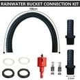 Rain Barrel Connector Kit, Rain Barrel Diverter Kit to Link 2 Rain
