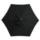 thumbnail image 1 of Cubierta para Patio DQrwqpou 6 Huesos Accesorios Desmontables 2m Negro, 1 of 9