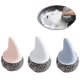 thumbnail image 1 of Raspador de esponja de acero inoxidable para limpiar bolas de fregado Utensilios de baño para el hogar con mango de tiburón creativo (juego de 3),11 Feliz Sencillez, 1 of 4