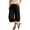 *Black, variant on VBVC Women's Cotton Linen Drawstring Barrel Pant , Wide Leg Cropped Pants For Women , Ladies' High Waisted Summer Capris with Pockets,Beige,S-3XL