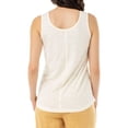 thumbnail image 2 of Liverpool Womens Heathered Scoop Neck Tank Top Ivory S, 2 of 2
