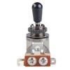 Piezas del interruptor de palanca selectora Ehuebsd para guitarra de 3 vías Les Paul Black 5 uds
