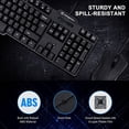thumbnail image 2 of Wired Keyboard and Mouse Combo, Gofreetech Full-Size Keyboard and Mouse Combo with Optical 3 Button Mouse, USB Plug-and-Play, Compatible with Desktop,, 2 of 2