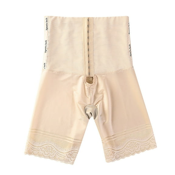 ZQUUVOU Women's Waisted Trainer Body Shaper Tummy Control Butt Lifting Girdle Thigh Slimming Panties Under Clothes Beige