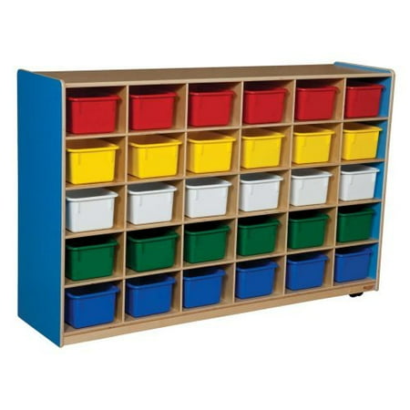 Wood Designs 30 Tray Colors Storage