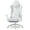 White, variant on GOOSEA Breathable Suede Fabric Gaming Chair, Big and Tall Ergonomic Game Chair with Adjustable Massage Lumbar Support,3D Armrests,Retractable Footrest and Smooth PU Wheels, Green