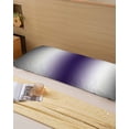 thumbnail image 6 of Gray Purple Body Pillow Cover 20 x 60 Inch Decorative Pillow Cover Modern Gradient Geometric Lumbar Pillowcase Seasonal Rectangle Cushion Case for Couch Sofa Bed Living Room, 6 of 7