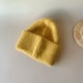thumbnail image 1 of LinYooLi Korean Version Of The Autumn And Winter 100% Knit Cap Soft Cute Small Fresh Melon Skin Cap Soft, 1 of 6