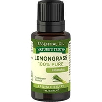 Lemongrass Essential Oil | 15mL (0.51 Fl. Oz.) | Cleansing Aromatherapy | Non-GMO and Gluten Free Supplement | By Nature's Truth