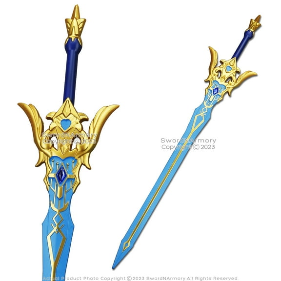 39.5” Freedom-Sworn Foam Sword Impact Fantasy Video Game Anime Cosplay