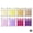 H, variant on 4-Pack Velvet and Glitter Sequins Nail Art Decor in Multicolor Gradient Effects with Easy Glue Patch Application