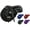 Black, variant on Majestic Ally Nylon Waterproof Fleece Lined Ride On English Saddle Cover-Multiple Color