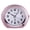 Pink, variant on 4" Non-Ticking Alarm Clock with Backlight, Silent with No Ticking Analog Quartz, Battery Operated