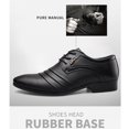 thumbnail image 4 of Tawop Dress Shoes Men Faux Leather Casual Dress Shoes Business Pointy Toe Black Size:5.5, 4 of 8