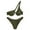 Army Green, variant on YDLCAFD Easter Color Sexy Women's Separates Swimsuit With Shoulder Underwire Bikini BIKINI Swimsuit
