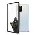 thumbnail image 6 of FINCIBO Slim TPU Bumper + Clear Hard Back Cover for Samsung Galaxy S10 Lite 6.7" 2020, Black Bombay Kitten Cat Hide And Seek, 6 of 6
