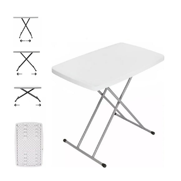 Mesa Plegable CUOS75 Ajustable a 3 Alturas para Servicio