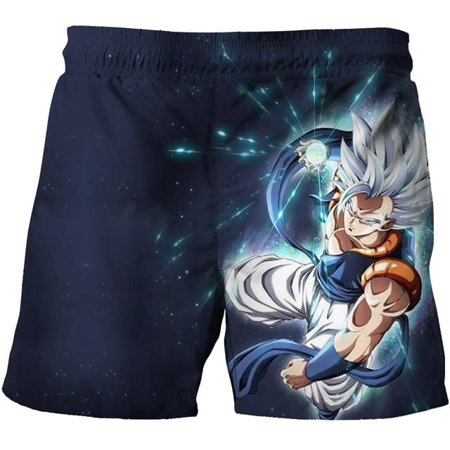 Nuevos pantalones cortos de playa para niños de Dragon Ball, pantalones cortos de ocio con estampado 3d de Seven Dragon Ball para niños, pantalones de natación, pantalones de playa XXXL Gao Jinjia LED