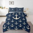 thumbnail image 2 of Erosebridal Ocean Anchor Comforter Sets Full Size, Vintage Nautical Comforters & Duvets, Sailboat Room Decor, Reversible, 2 of 7