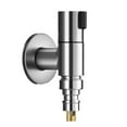 thumbnail image 1 of 304 Stainless Steel Washing Machine Faucet G1/2 Automatic Water Stop Faucet, 1 of 7