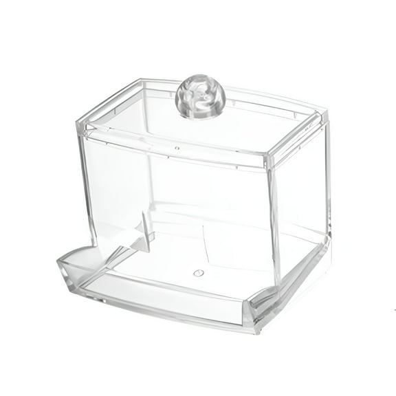 ACDANC Acrylic Qtip Holder for Cotton Swabs,Qtip Dispenser,Modern Bathroom Decor,Cotton Swab Holder,Cotton Swab Dispenser,Bathroom Organizer Countertop