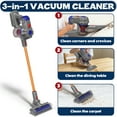 thumbnail image 3 of Toy Vacuum Cleaner for Kids, Cleaning Toy Set with Working Suction, Realistic 3-in-1 Vacuum Cleaner Toy for Toddler Cordless Home Cleaning Toy, Best Birthday Gifts for 2-5 Year Old Kids, 3 of 7