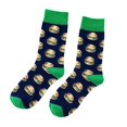 thumbnail image 4 of Coloridos calcetines casuales, novedad, calcetines de para vestir, regalo de Navidad Hamburguesa Colcomx Novedad calcetines de vestir, 4 of 8