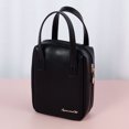thumbnail image 4 of Neceser grande de PU con compartimentos, diseño de gran apertura para mujer, para bolso, 4 of 6