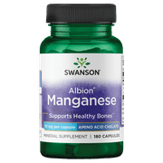 Swanson Albion Manganese 10 mg 180 Caps