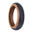 thumbnail image 2 of Neumático de bicicleta de nieve Neumático de bicicleta de nieve Neumático de ATV duradero resistente al desgaste Neumático de nieve para vehículos de 20x3 pulgadas Negro Marrón, 2 of 8
