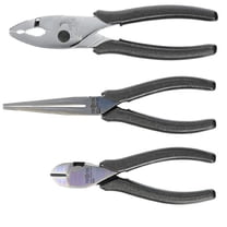 Nepros - Wire NPNTP03 Mixed Plier Set with Needle Nose, Slip Joint & Cutting - 3 Piece