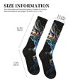 thumbnail image 5 of Bixox colorful flames dinosaur Print Compression Socks,Compression Socks Women & Men Circulation for Medical,Running,Athletic, 5 of 7