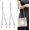 Off-white, variant on Leather Purse Strap Replacement Shoulder Straps Bag for Dempsey Tote Handbag 2 Pcs (Black)