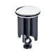 thumbnail image 5 of Tapón de lavabo universal CHAO negro de 40 mm 2 unidades altura ajustable, 5 of 5