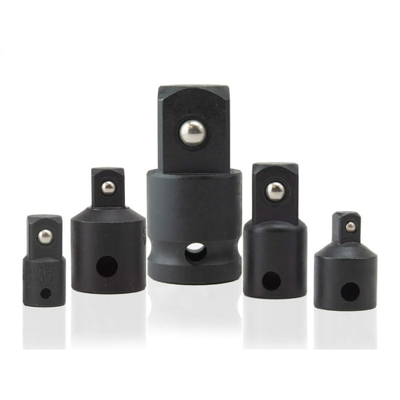 VCT Adaptateur de Douille 5 Pcs Réducteur d'Air Ensemble Impact 1/4 3/8 1/2 Cliquet à Air