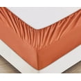 thumbnail image 5 of Chezmoi Collection 6-Piece Rust Orange Sheet Set King - Extra Soft Breathable Brushed Microfiber Bed Sheets with 15" Deep Pocket & 4 Pillowcases, 5 of 5