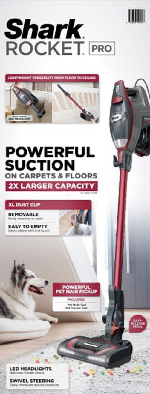 Shark HV322 Rocket Pet Plus Corded Stick Vacuum With LED, 42 OFF