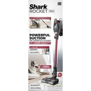 Shark Rocket Pro Corded Stick Vacuum, Carpet and Hardfloors, Pet Friendly, XL Cup, Removable Handheld, HV370 Comet Red