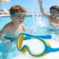 thumbnail image 4 of Anti-Fog No Leak Swim Goggles, Large Frame Swimming Mask Adjustable Strap for Adults Kids, Waterproof UV Protection Goggles for Pool Beach Training with, 4 of 5