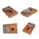 thumbnail image 5 of Portátil 17 Teclas Kalimba Mbira Pocket Thumb Piano Caoba Sólida, 5 of 8