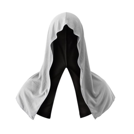 Cooling Hoodie Towels, Instant Cooling Towels for Neck and Face, UPF 50 Sun Protection, Ice Towel for Hot Weather, Head Towel for Sports, Camping, Cycling & More Activities