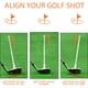 thumbnail image 2 of Palos de AlineacióN de Golf, MagnéTico de AlineacióN de Palos de Golf, Pieza Ayuda para Entrenamiento, Ayuda una Visualizar Herramienta de Entrenamiento de Golf de Regalo B, 2 of 7