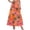 Brown, variant on Women's Halloween Print Maxi Skirt Ruched Elastic High Waist Plus Size Linen Skirts Ghost Bat Pumpkin Festival Daily Street A-line Skirts Navy S