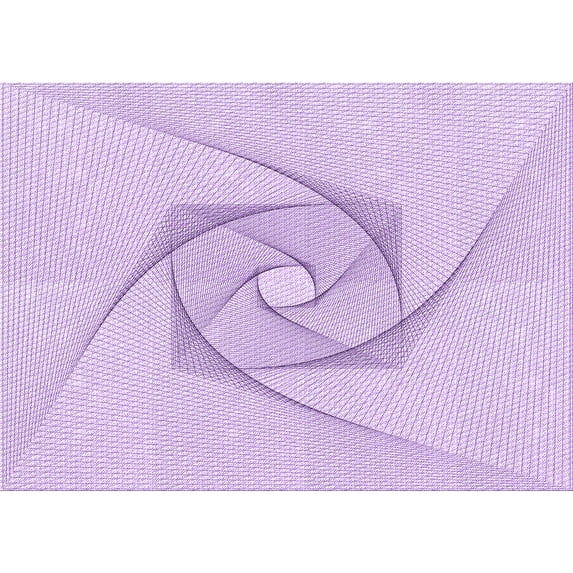 Ahgly Company Machine Washable Indoor Rectangle Transitional Bright Lilac Purple Area Rugs, 3' x 5'
