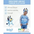thumbnail image 3 of Bluey Bingo Fleece Sweatshirt and Cotton Gauze Hat Toddler to Little Kid, 3 of 5
