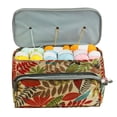 thumbnail image 4 of Bolsa de tejer portátil organizador de hilo bolso de mano titur caja con bolsillo de cremallera pa agujas Sunnimix almacenamiento de tejido de hilo de ganchillo, 4 of 8