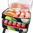 thumbnail image 5 of Tennis Double Layered Insulated and Refrigerated Lunch Bag with Two Compartments, Large Capacity, and Hand Carry - 7.1x11.4x16.1 inches, 5 of 6