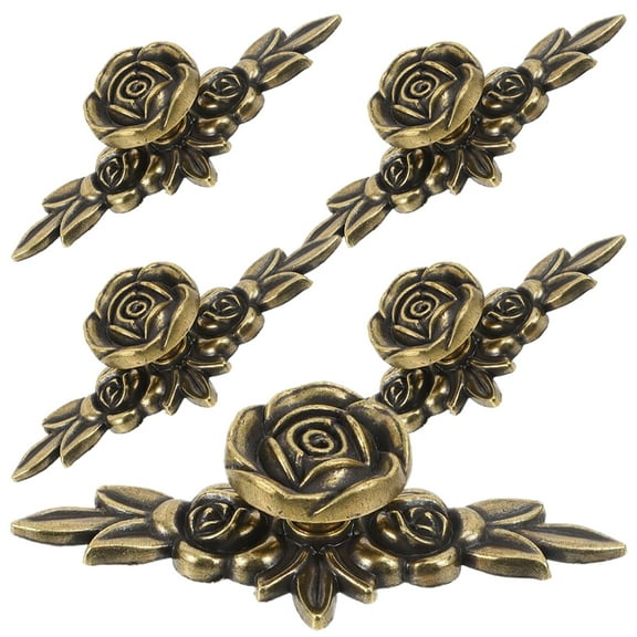 5 Pcs Handle Gold Cabinet Handles Drawer Home Decoration Knobs