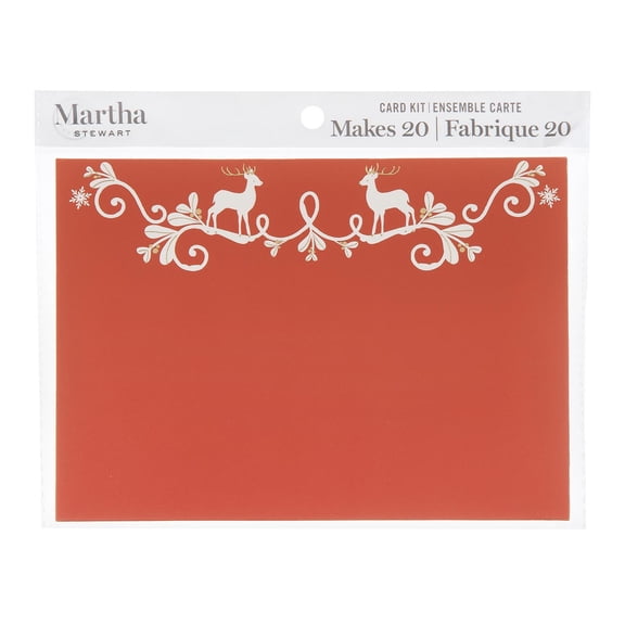 Martha Stewart Multicolor Paper Greenery Card Kit, 60 pieces